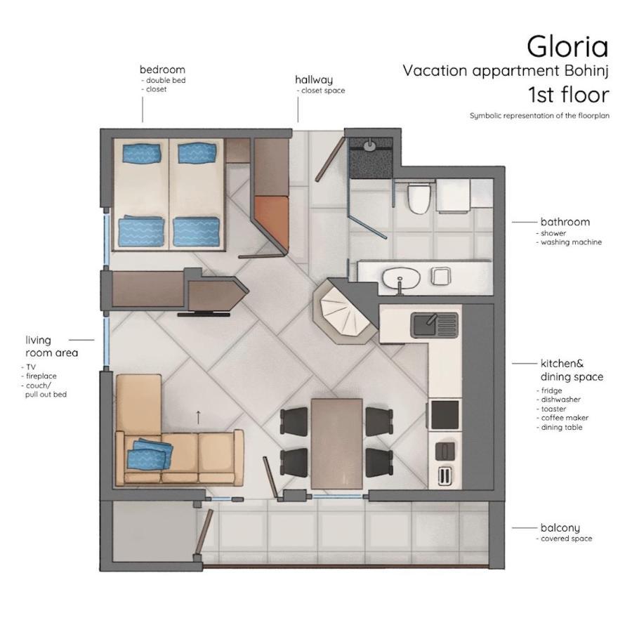 Gloria Holiday - Apartment Bohinj Exterior photo